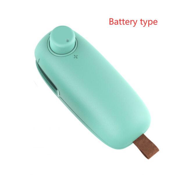 Green Plastic Bag Sealer .