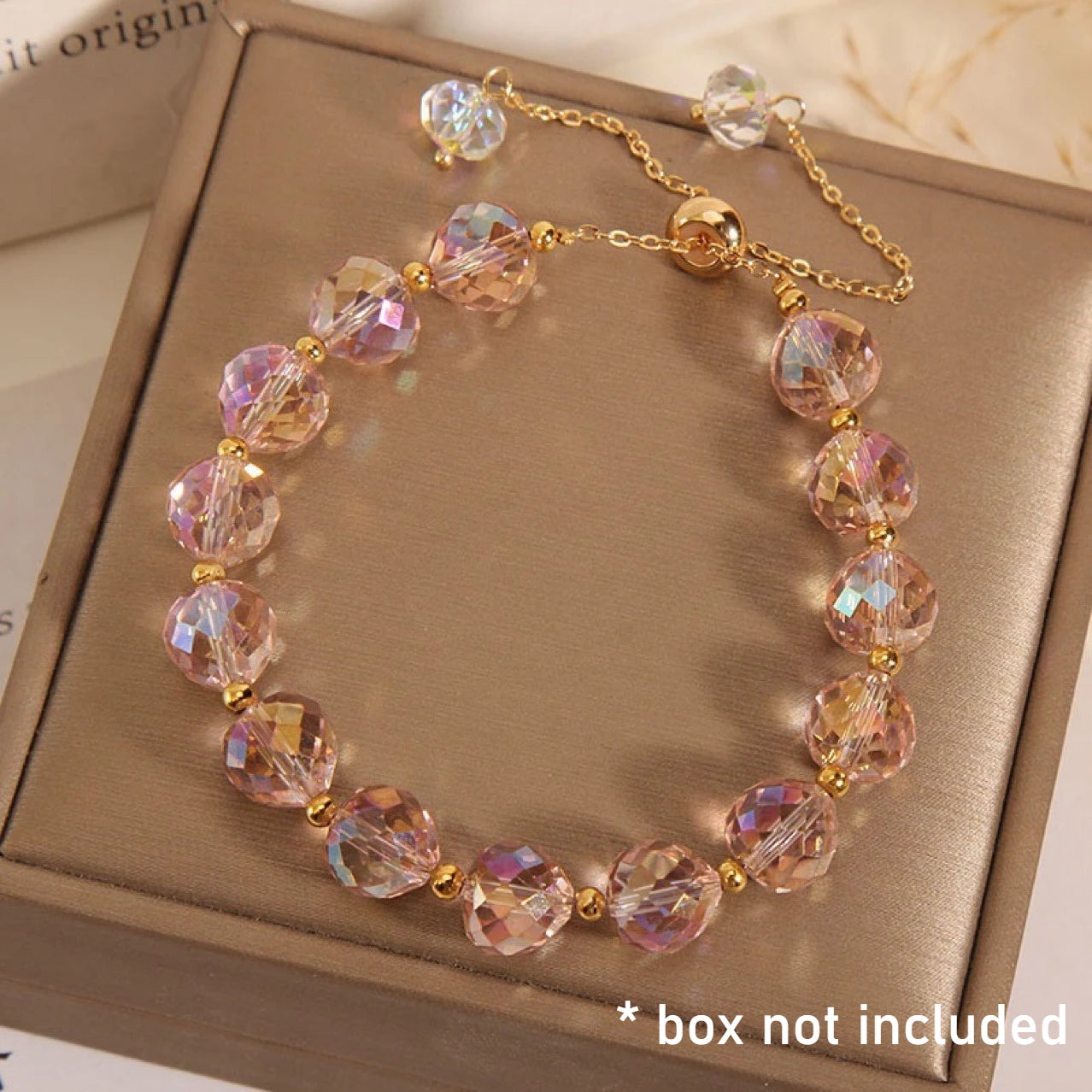 Crystal Woven Female Bracelet New Fashion Shiny Crystal Stone Beads Elasticity Rope Bracelets for Women Sweet Jewelry