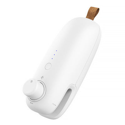 White Plastic Bag Sealer .