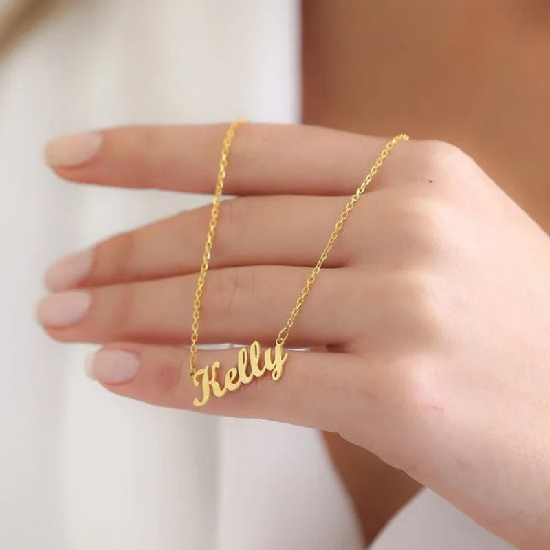Customized Sterling Silver Name Necklace