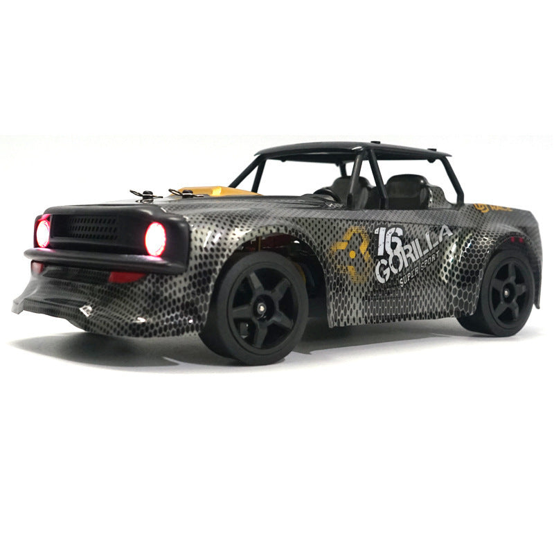 Model car with '16 Gorilla' branding on a white background