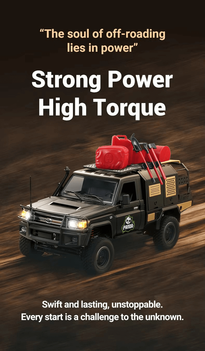 MN82S RC Truck 1/12 Scale 2.4G 4WD Toyota LC79 Off-Road Car