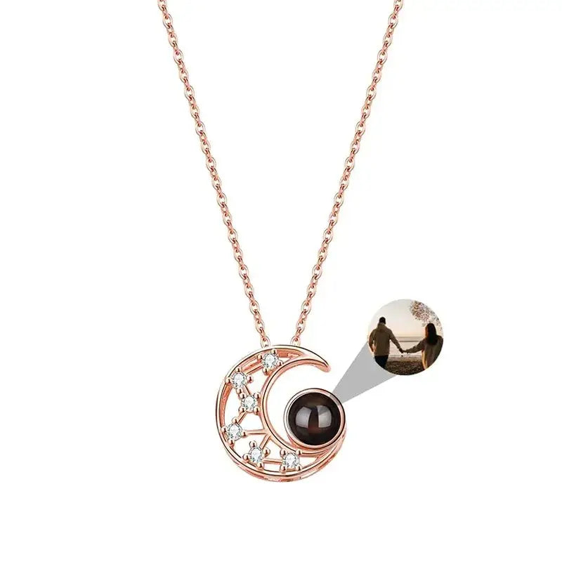 Customized Photo Projection Necklace