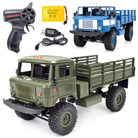 1:16 Scale Military RC Truck with Remote, Battery, and Charger