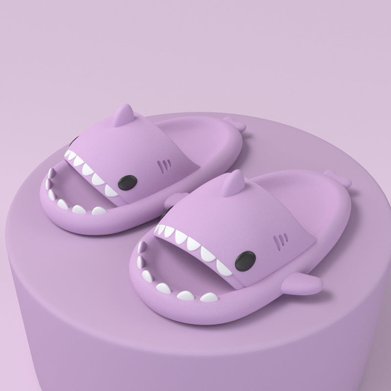 Pink slippers .