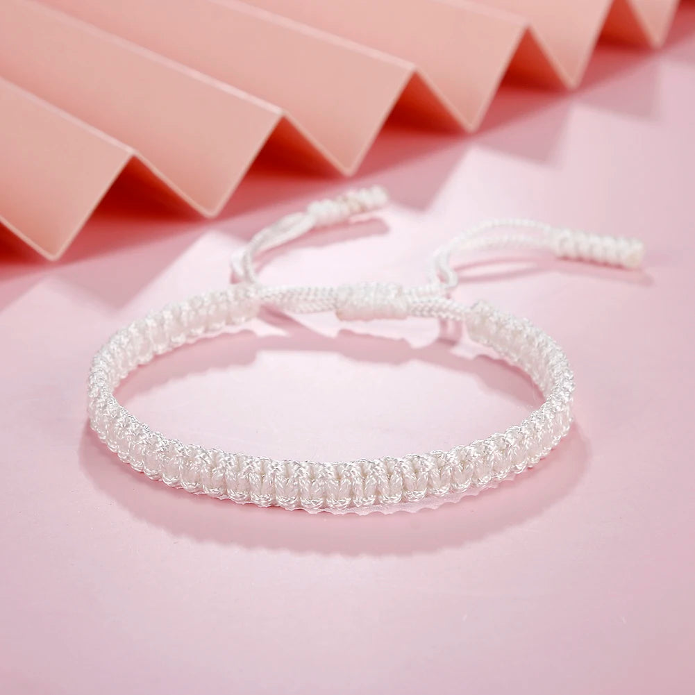 Braided Red String Bracelets & Bangles Tibetan Buddhist Adjustable Knot Handmade Bracelet Wrist Jewelry Gifts For Love Good Luck