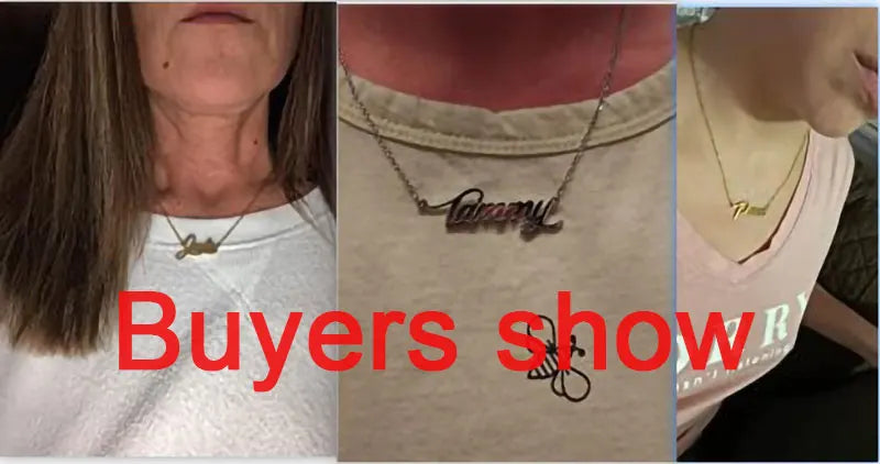 Esmeralda Personalized Name Necklace for Women Lightweight Nameplate Stainless Steel Daily Wear Birthday Gift