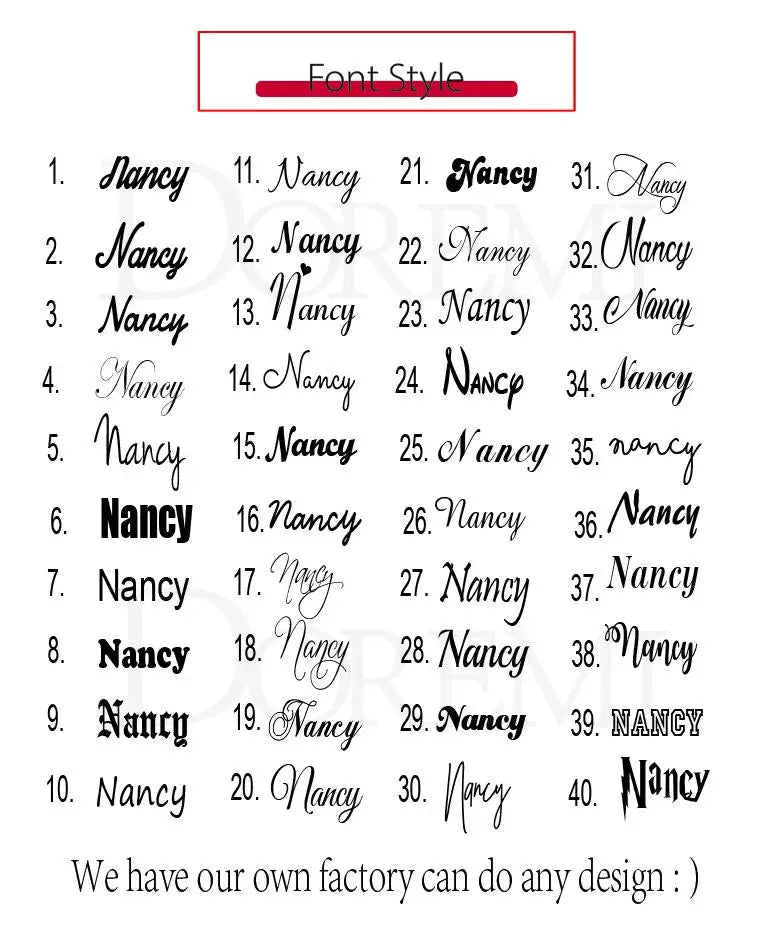 Personalized Name Pendant Necklace