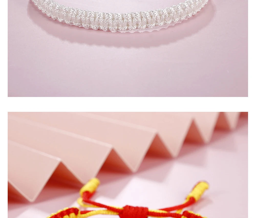 Braided Red String Bracelets & Bangles Tibetan Buddhist Adjustable Knot Handmade Bracelet Wrist Jewelry Gifts For Love Good Luck