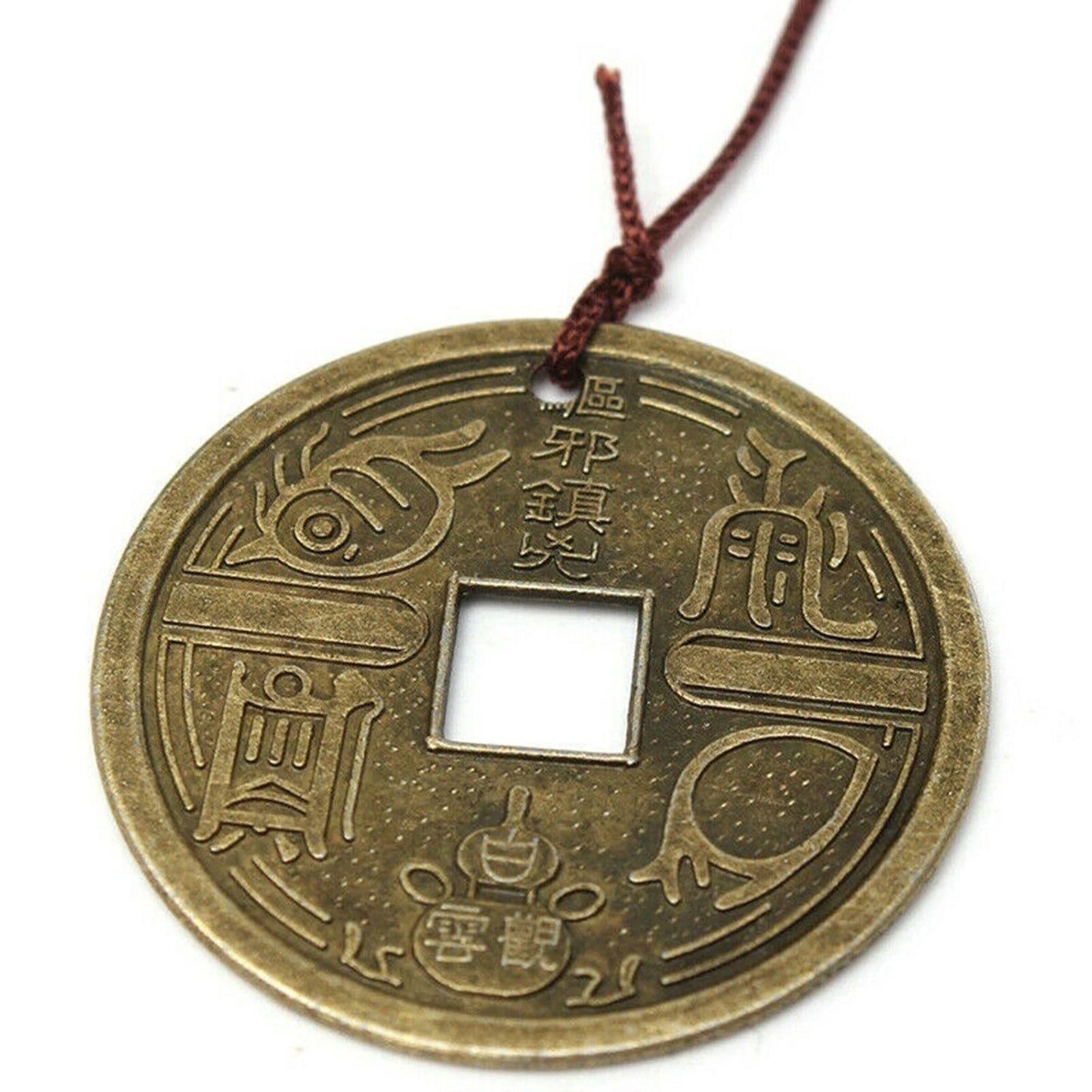 6 Copper Bells Outdoor Metal Wind Chimes Yard Garden Hanging Ornament Decor