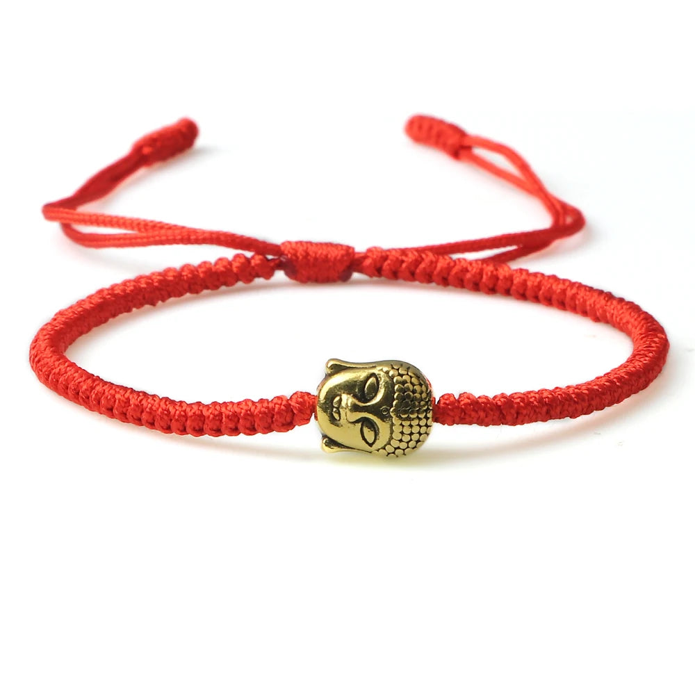 Simple Red Thread Bracelet For Women Men Adjustable Charm Handmade Braid Knot Bangle Lucky Minimalist Yoga Jewelry Couples Gifts
