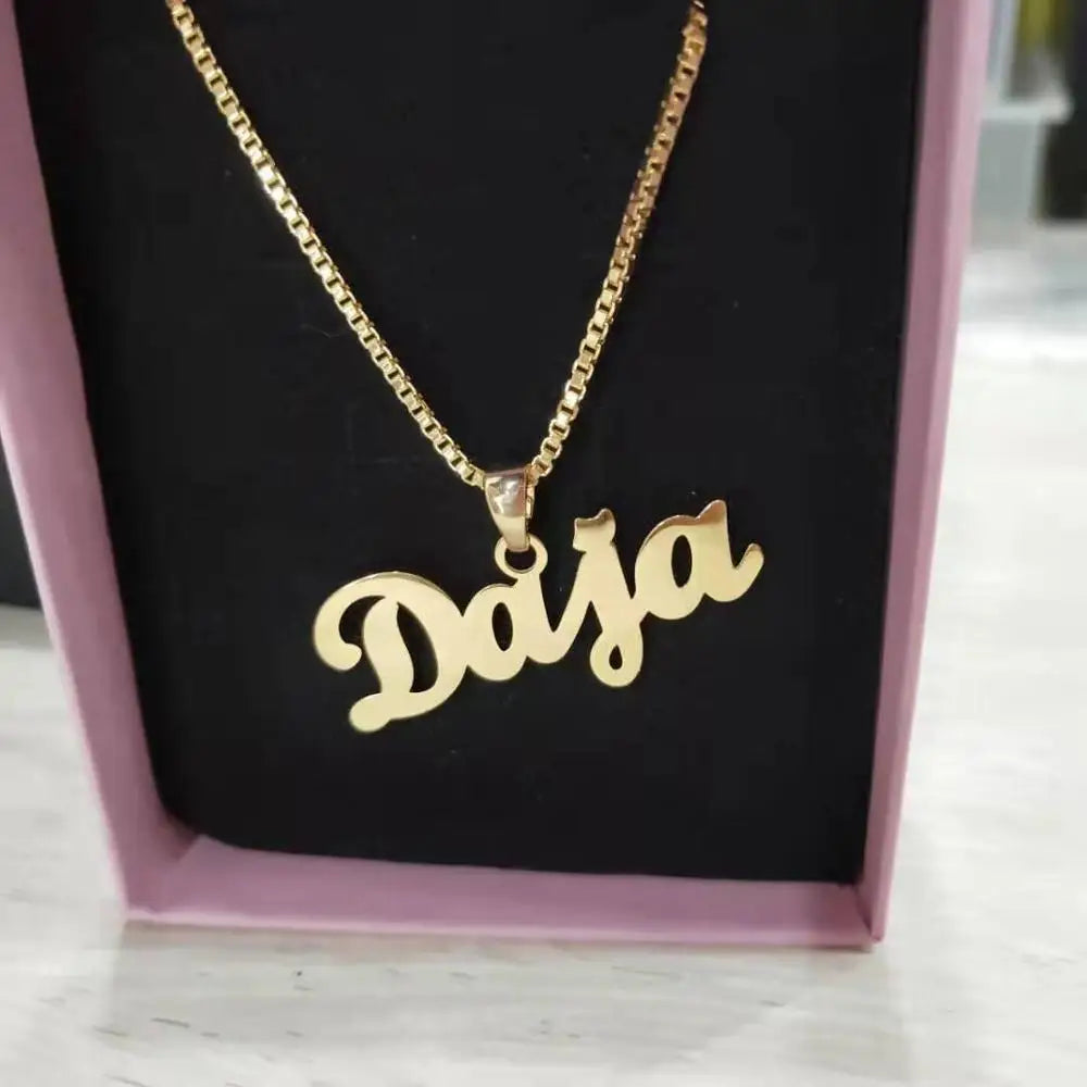 Personalized Name Pendant Necklace