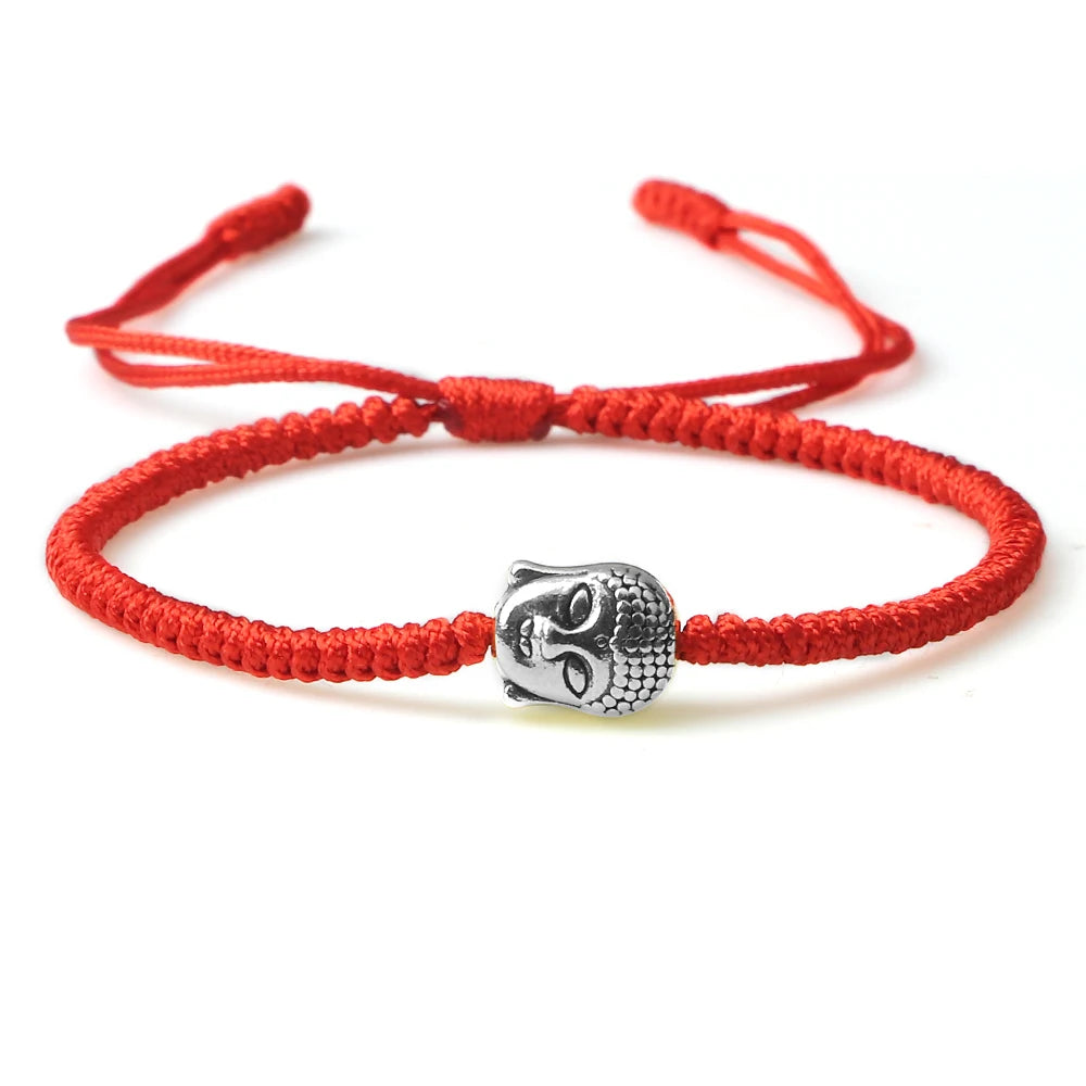 Simple Red Thread Bracelet For Women Men Adjustable Charm Handmade Braid Knot Bangle Lucky Minimalist Yoga Jewelry Couples Gifts