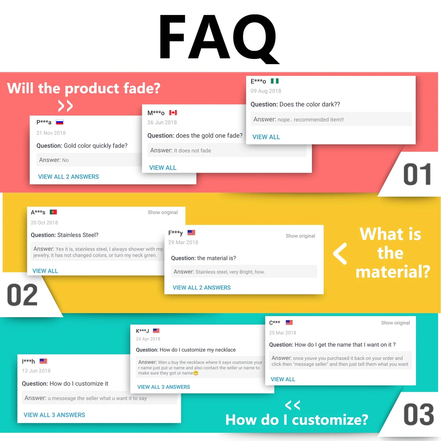 Personalized Double Name Gold Stainless Steel Necklaces Pandents Custom Heart Name Nameplate Necklace For Women Christmas Gift