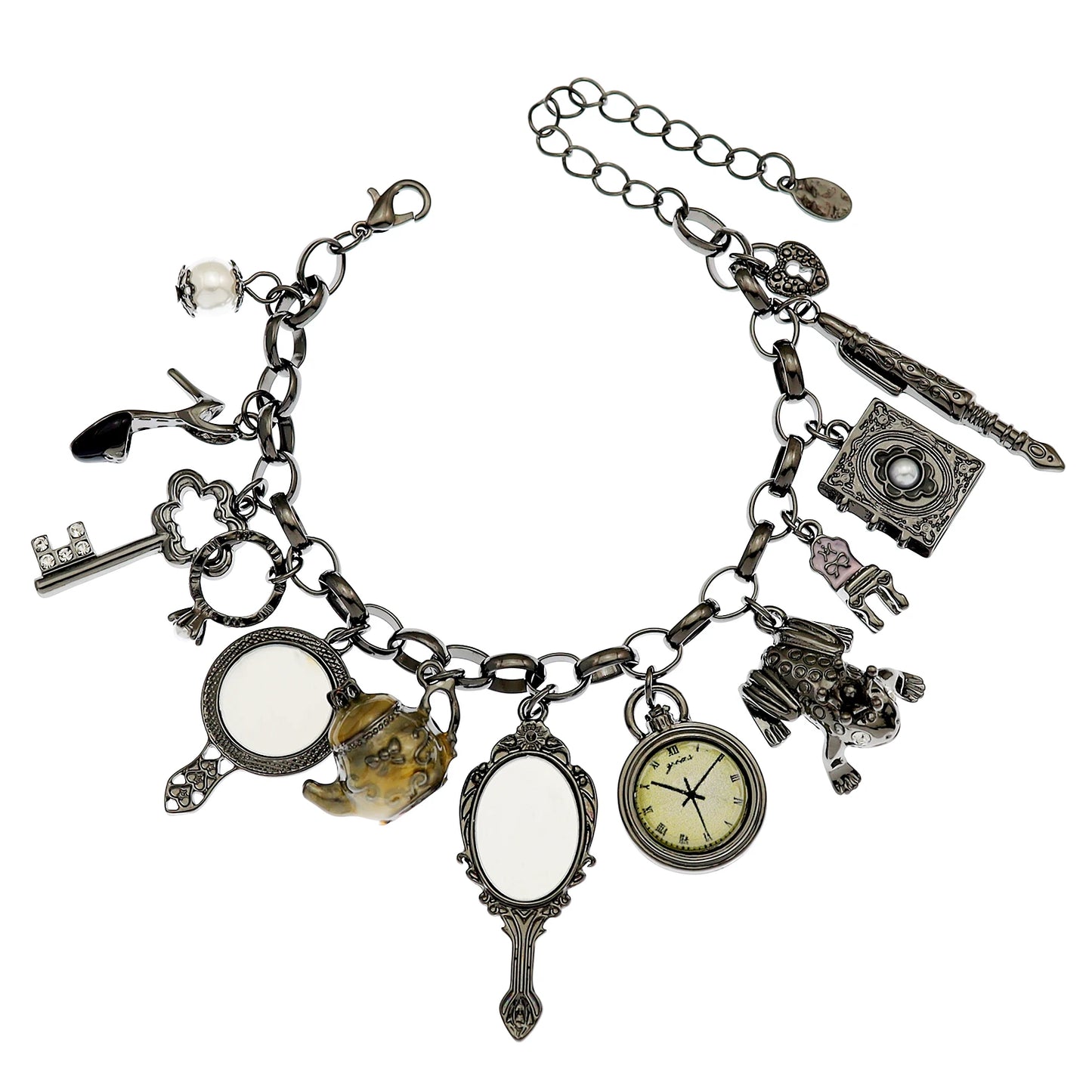 Cat Pendant Charm Chain Link Bracelets For Women Cowgirl Cuff Bangles Party Gift Fashion Jewelry Pulseira Feminina Dropshipping