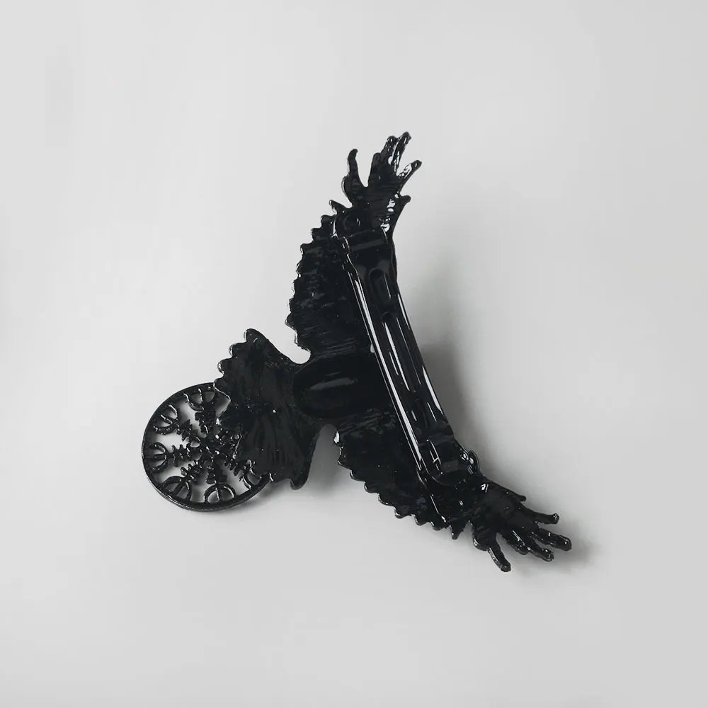gothic crow hairclip vintage animal Barrettes hairpins witch viking women hair accessories hallowen cosplay party headdress