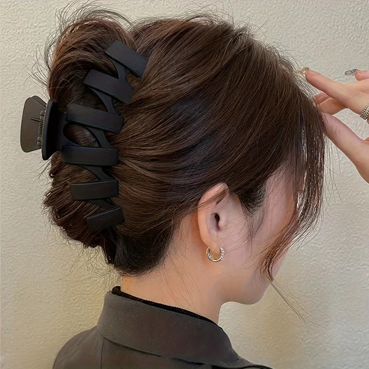 11pcs Women's High-end Frosted Clip Set Women's Back Head Hair Shark Clip Headwear