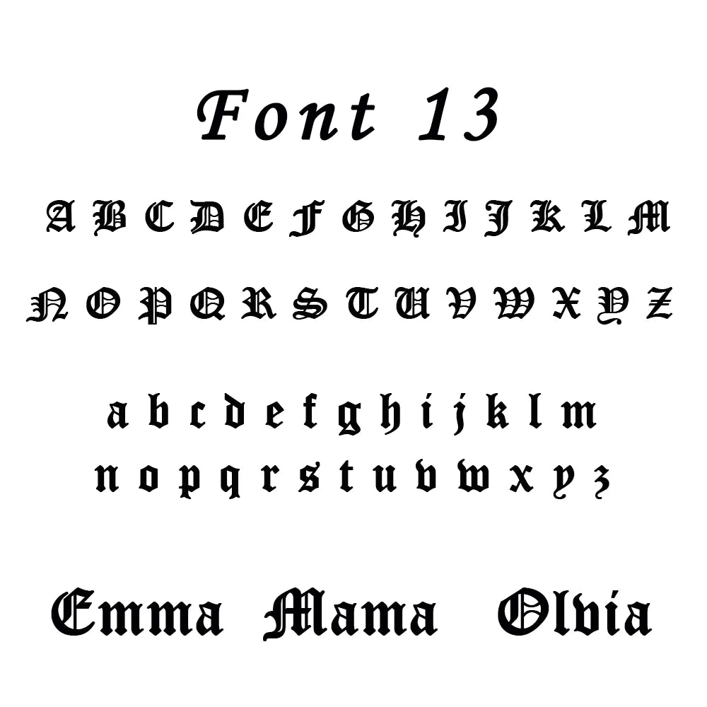 Customized Name Letter Necklace