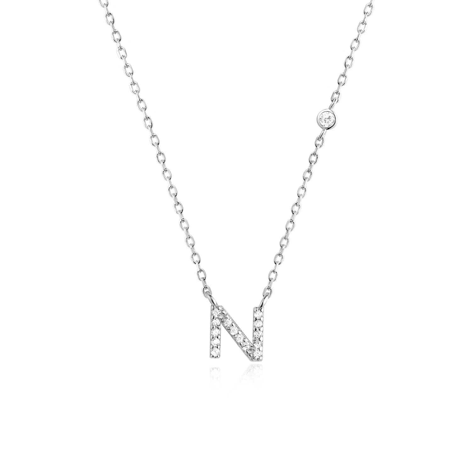 925 Sterling Silver Letters Pendant