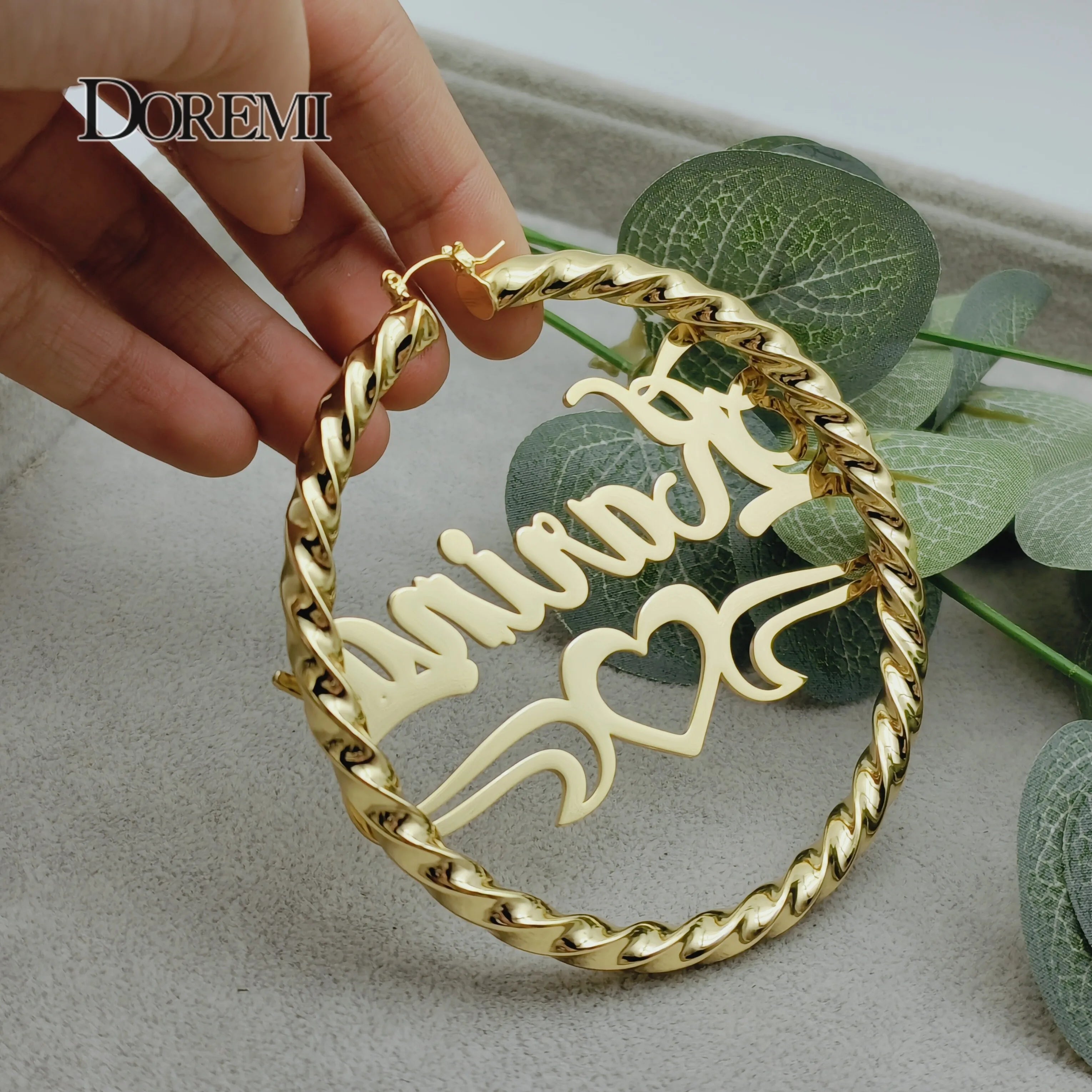 Customized Hip Hop Style Earrings