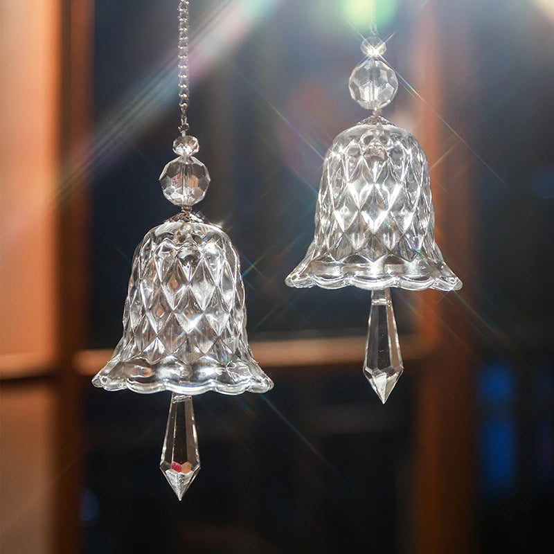 Rainbow Crystal Wind Chime Window Hanging Bell Glass Pendant Sun Catcher Christmas Decoration Home Decoration Garden Decoration