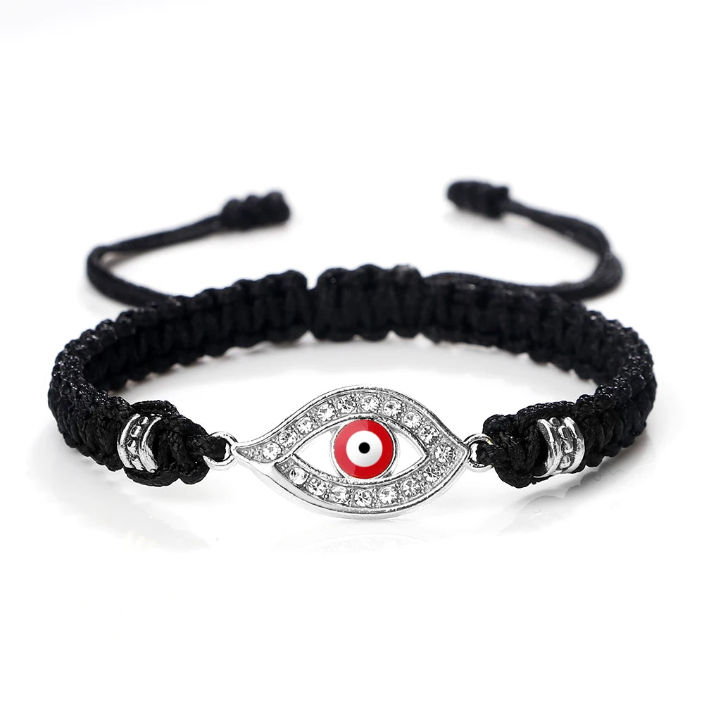 Handmade Turkish Evil Eye Bracelets For Women Men Braided Red Rope Lucky Bracelets Fashion Couple Bracelets Friendship Jewelry