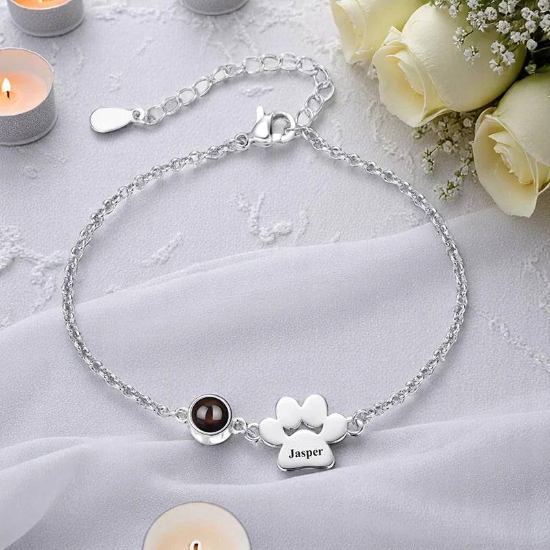 Personalized Picture Dog Cat Paw Jewelry