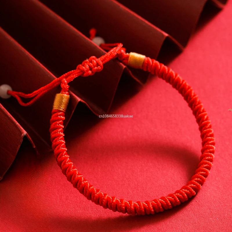 Knot Bracelet Handmade Red String Bracelet for Women/Men Buddhism Red Bracelet for Protection for Couples Friendship Boho