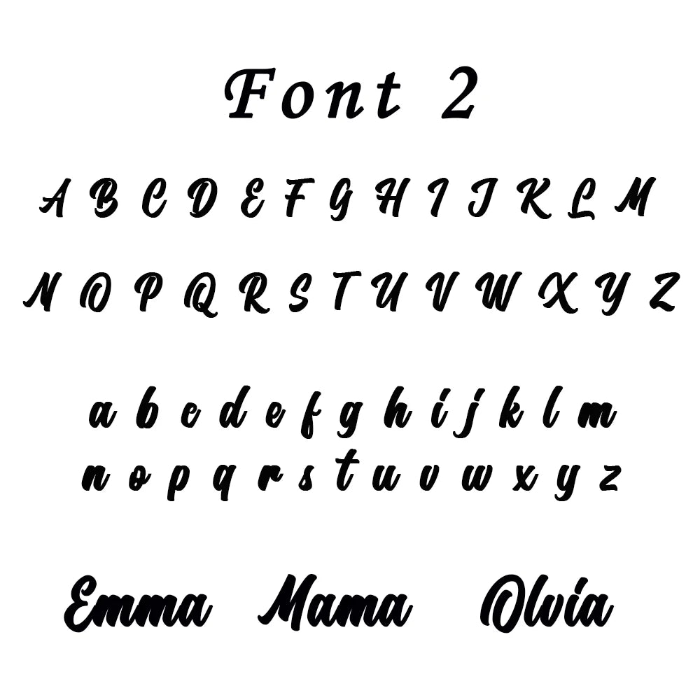 Customized Name Letter Necklace