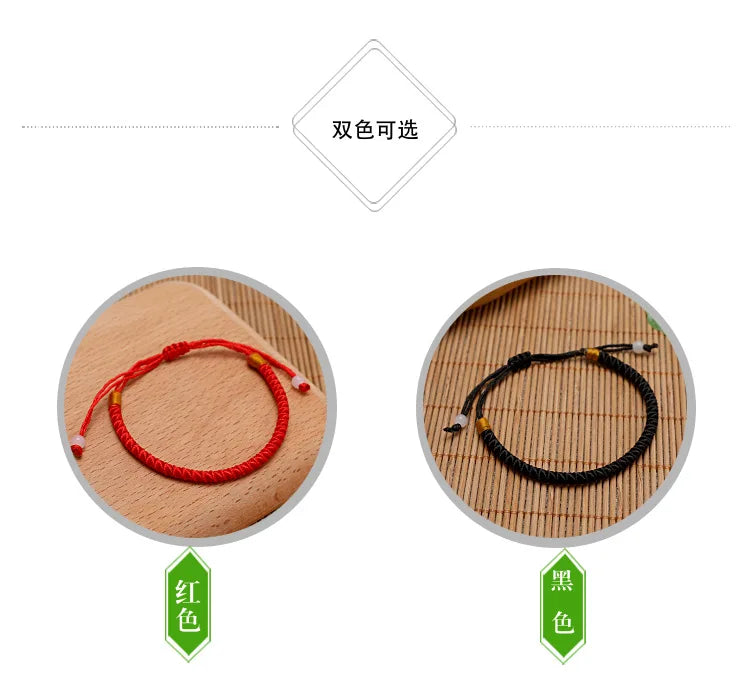 Knot Bracelet Handmade Red String Bracelet for Women/Men Buddhism Red Bracelet for Protection for Couples Friendship Boho