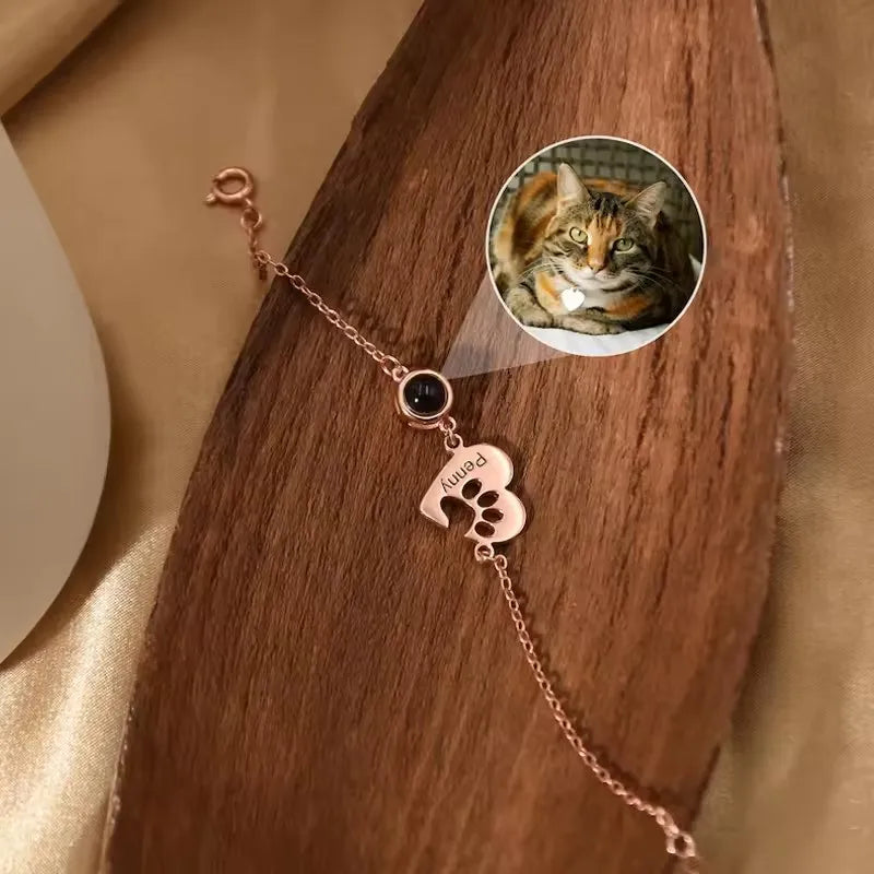 Personalized Picture Dog Cat Paw Jewelry