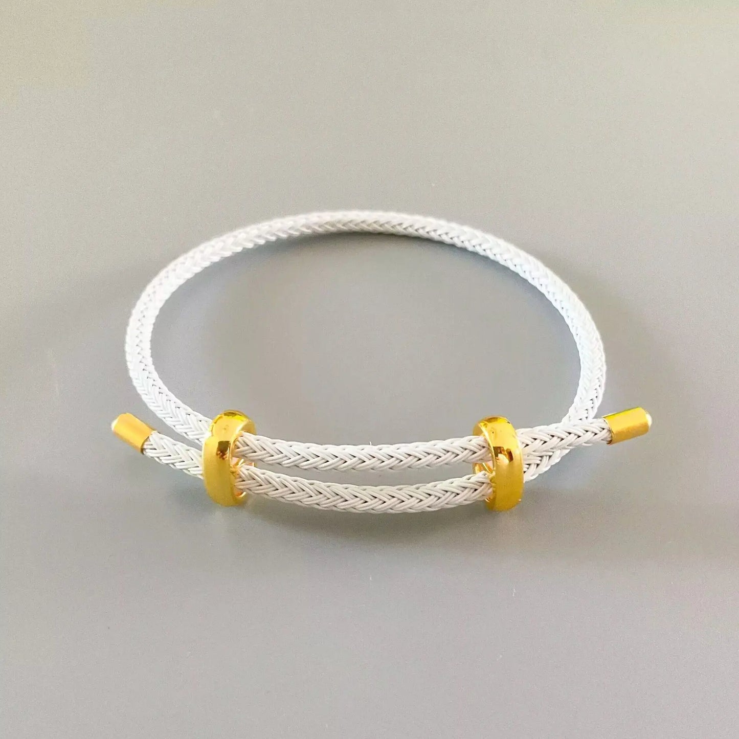 Greatera Trendy Red Thread String Bracelets for Women Men Stainless Steel Braided Rope Adjustable Charm Bracelet Unisex Jewelry