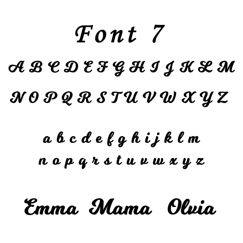 Customized Name Letter Necklace