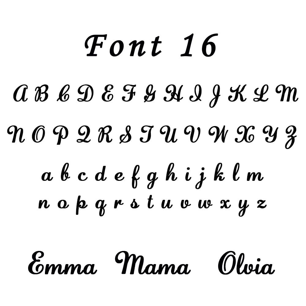 Customized Name Letter Necklace