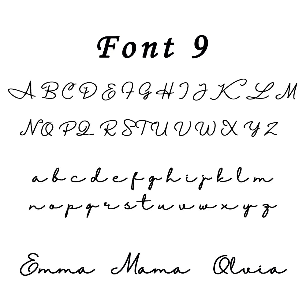 Customized Name Letter Necklace