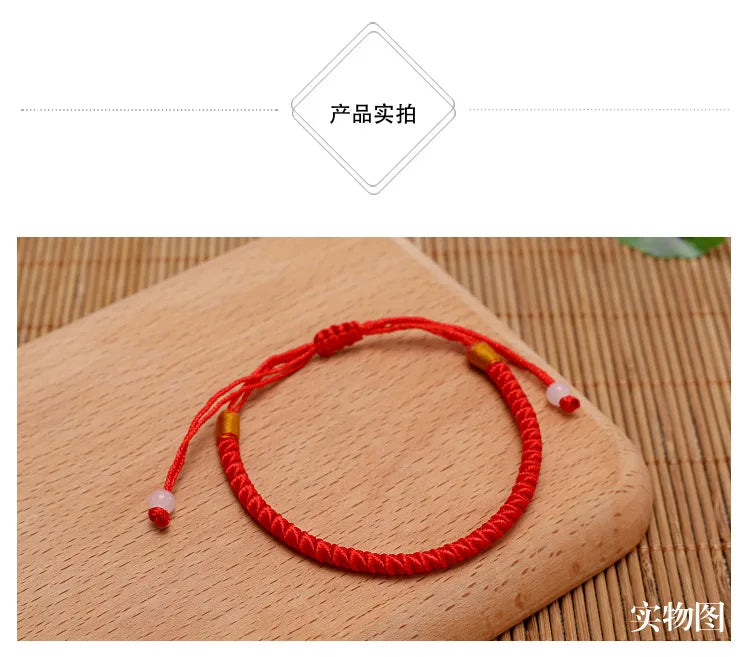 Knot Bracelet Handmade Red String Bracelet for Women/Men Buddhism Red Bracelet for Protection for Couples Friendship Boho