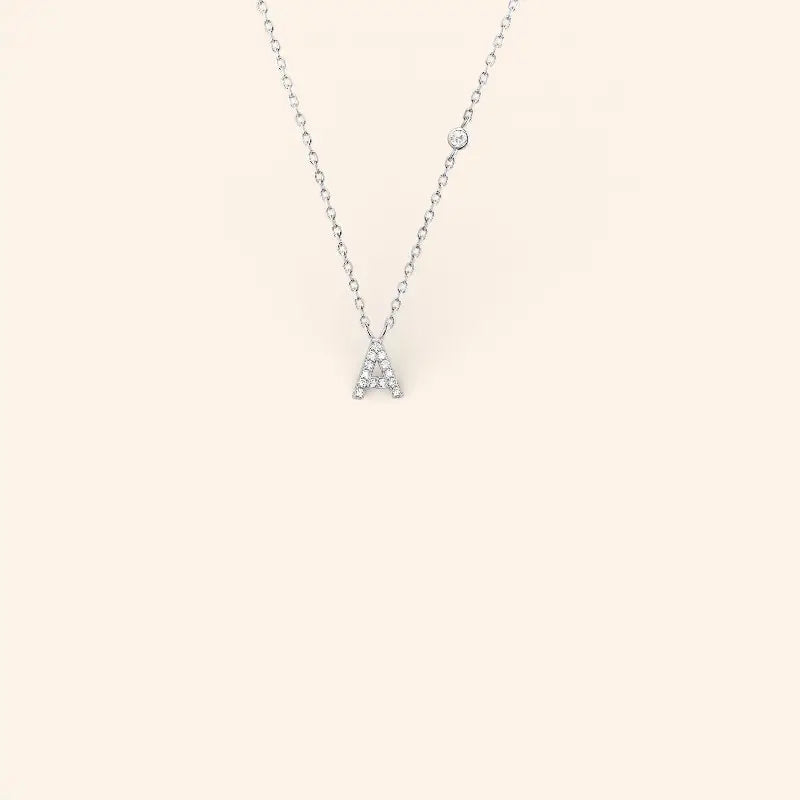 925 Sterling Silver Letters Pendant