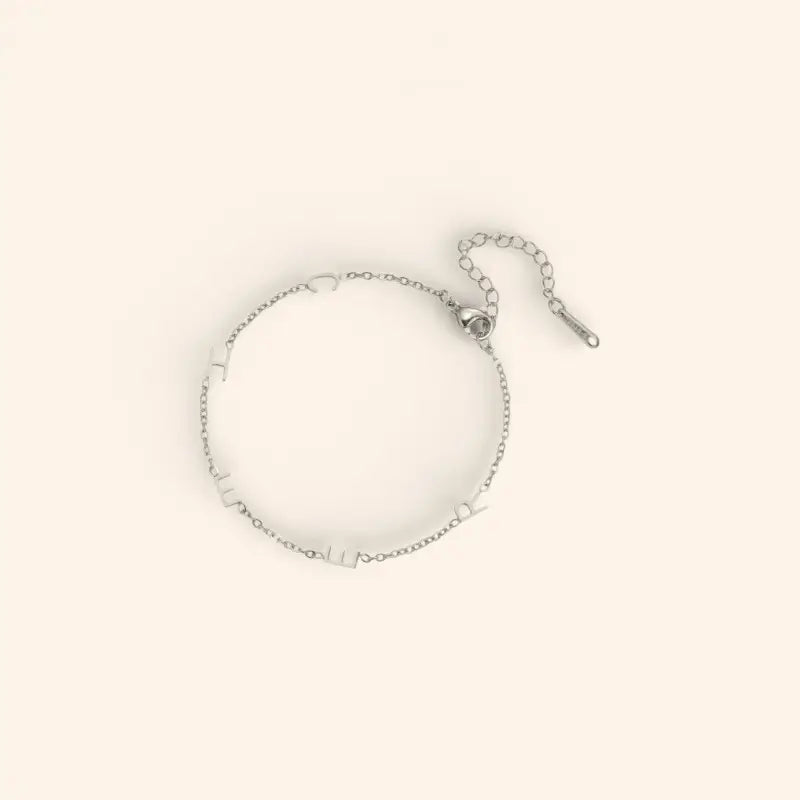 Customized Bracelet with Symbol & Letters