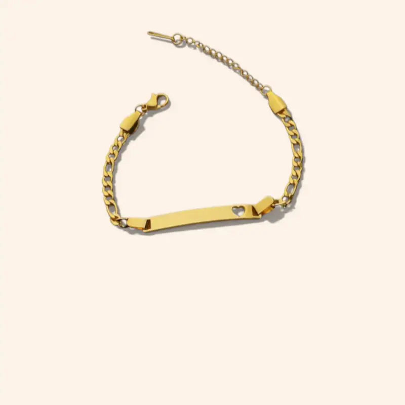 Custom Engrave Name Date Number Bracelet