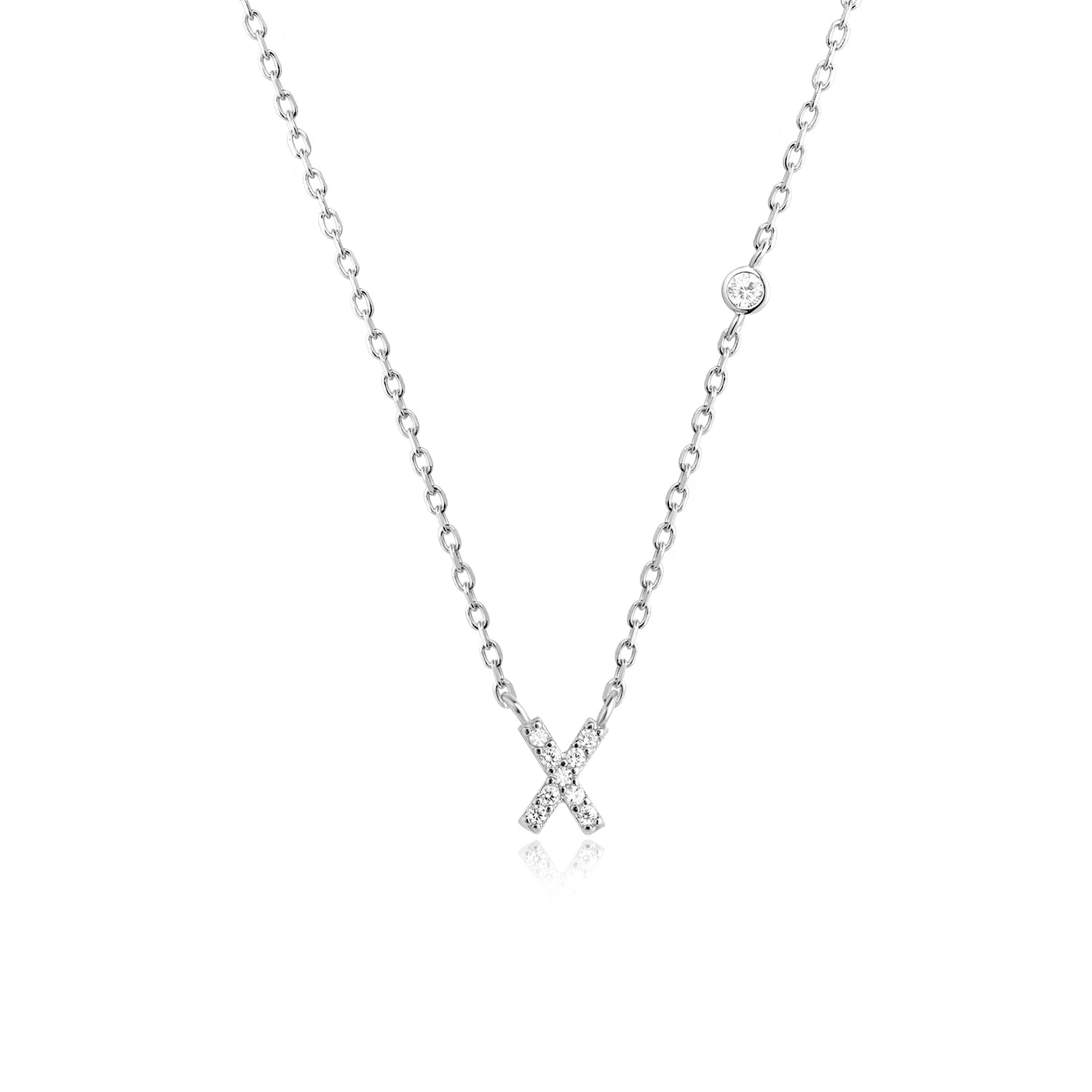 925 Sterling Silver Letters Pendant