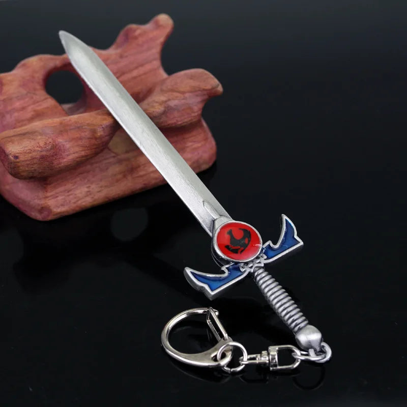Thundercats Sword Mold Pendants Key Chain Metal Lion Mark Logo Keychains Key Rings Men Movie Jewelry Key Holder Chaveiro Gift