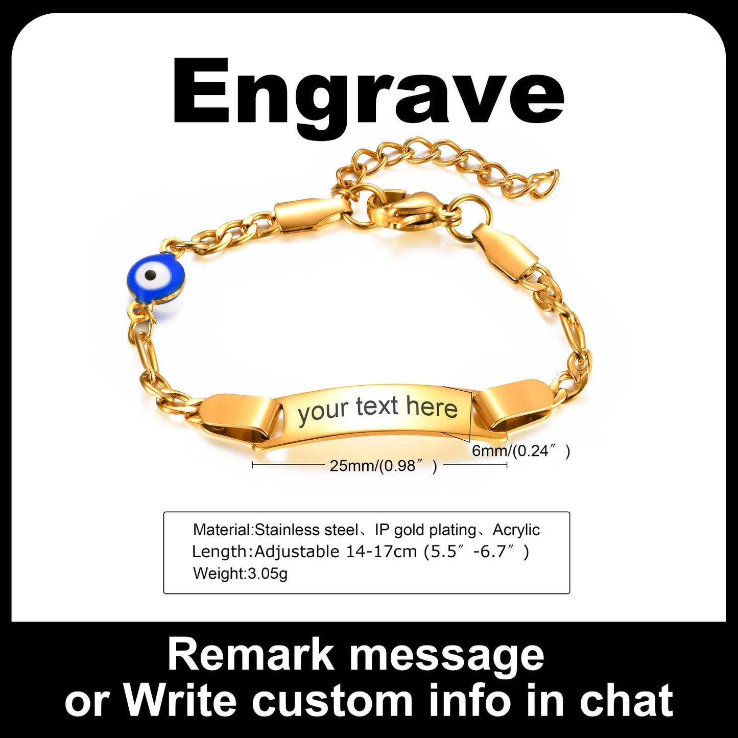 Customized Heart Bracelet for Little Girl Boy, Engravable ID Name Bracelet, Personalized Stainless Steel Chain Birthday Gift