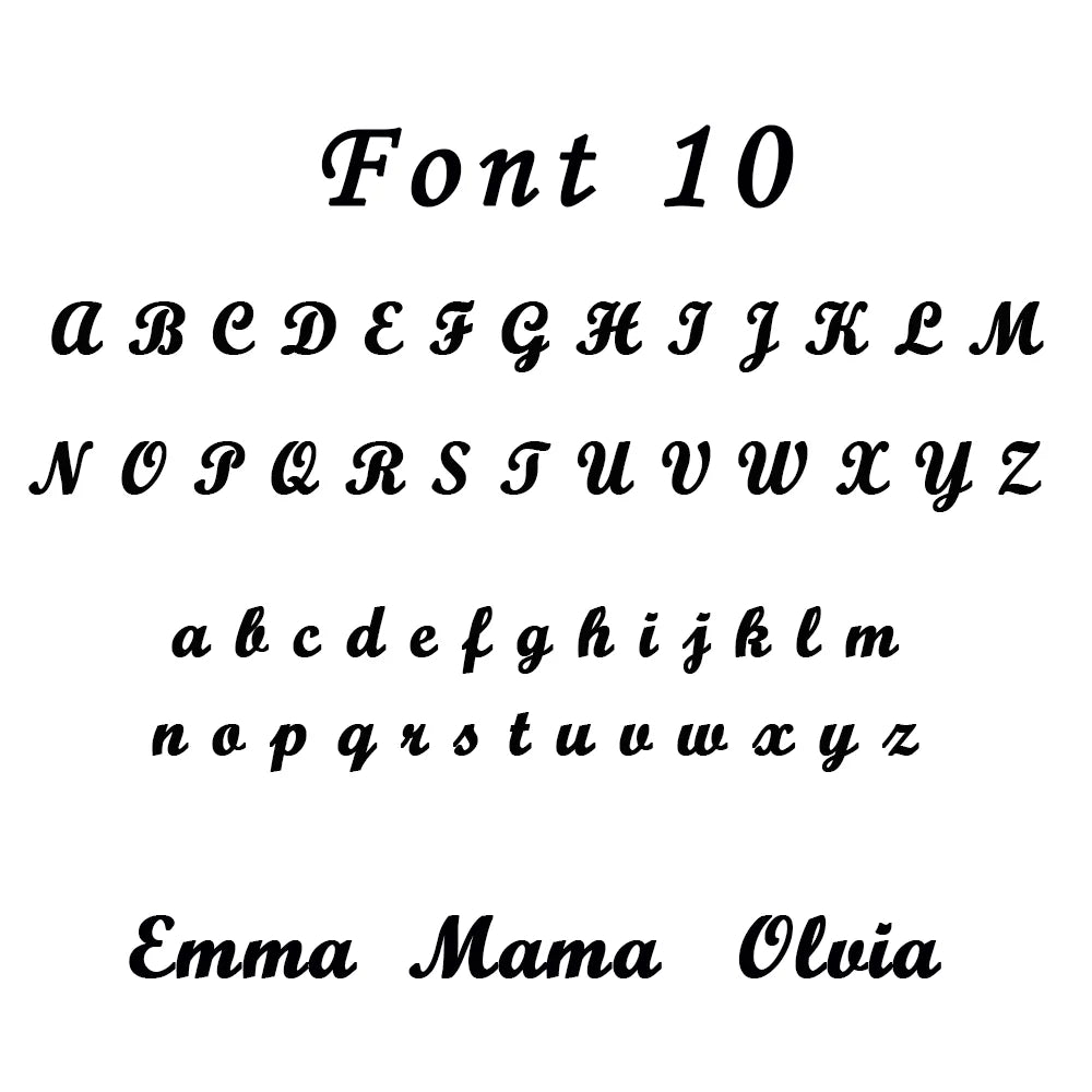 Customized Name Letter Necklace