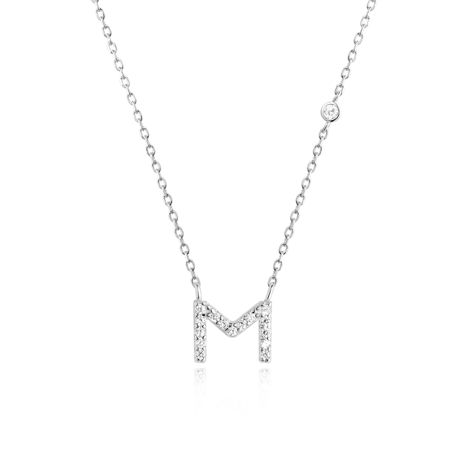 925 Sterling Silver Letters Pendant