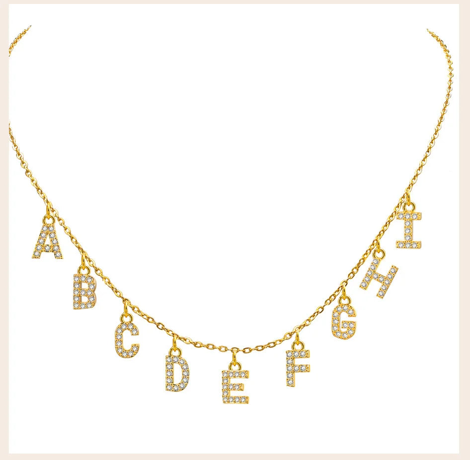 Personalized Initial Name Necklace