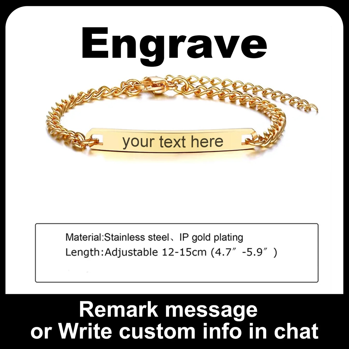 Customized Heart Bracelet for Little Girl Boy, Engravable ID Name Bracelet, Personalized Stainless Steel Chain Birthday Gift