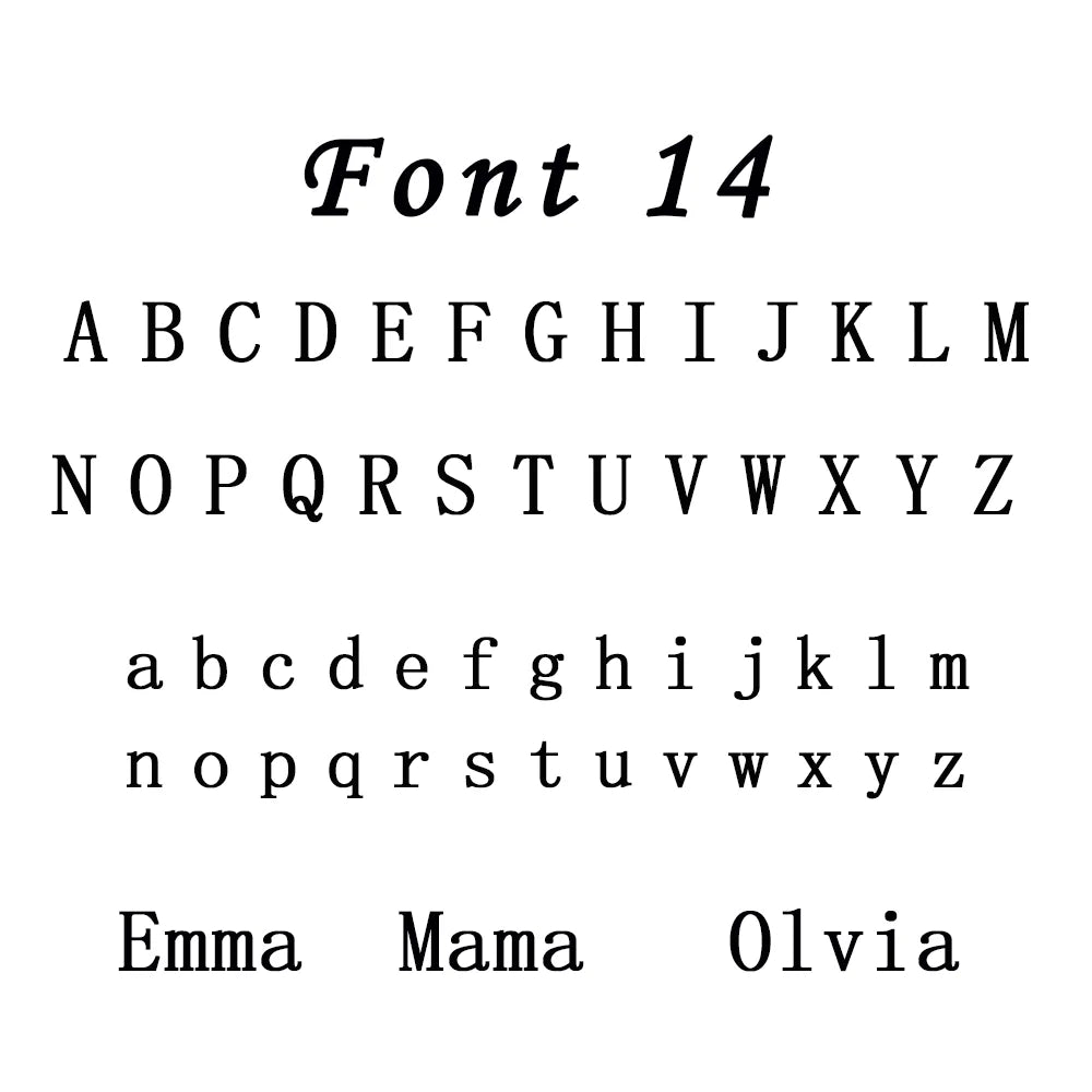 Customized Name Letter Necklace