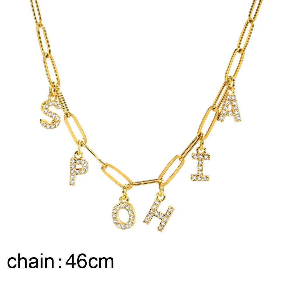 Personalized Initial Name Necklace