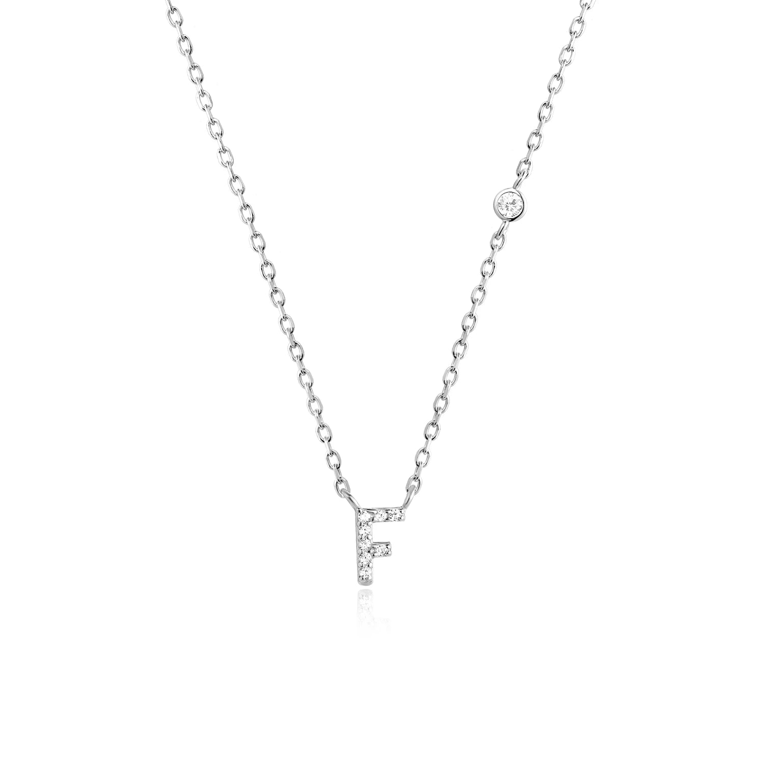 925 Sterling Silver Letters Pendant