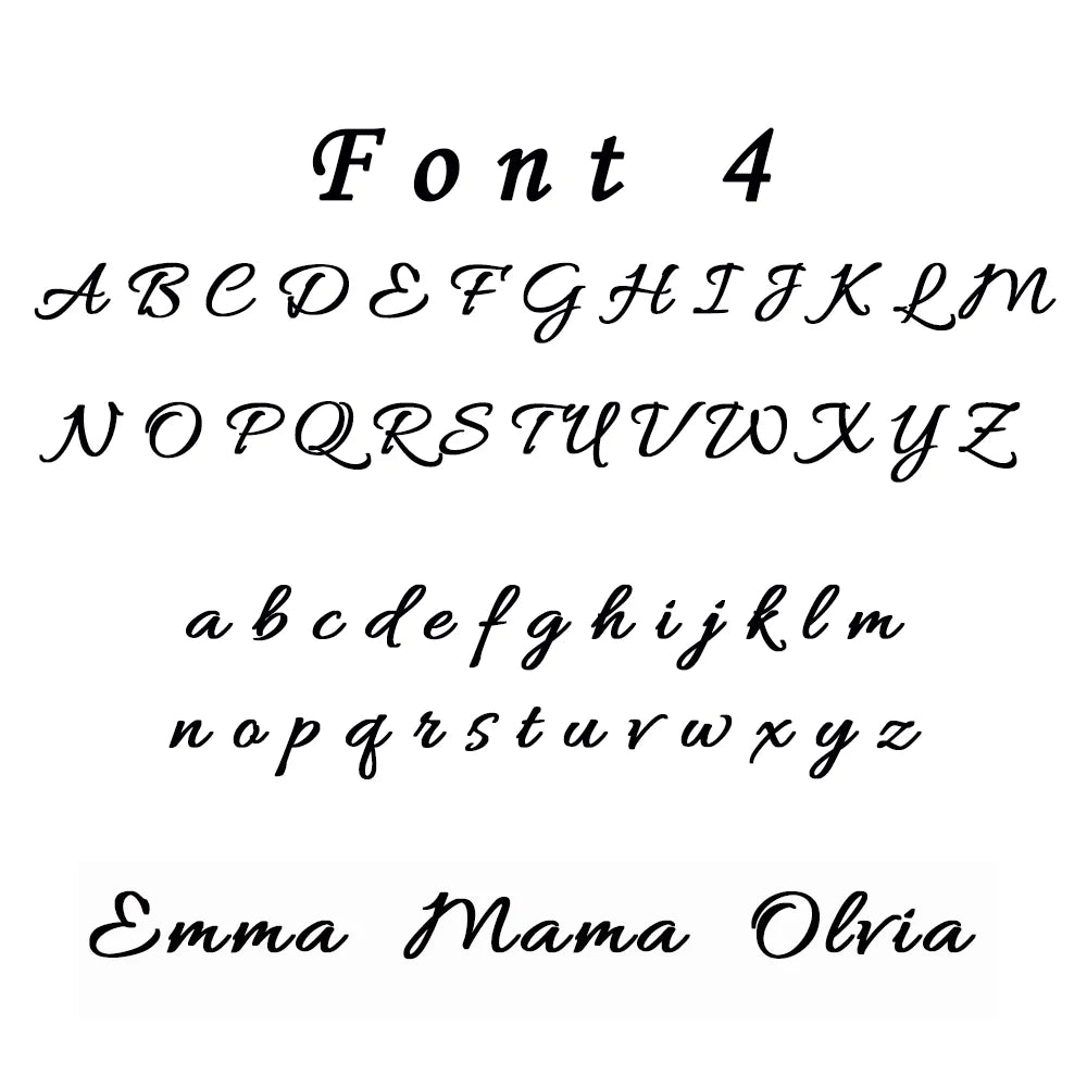 Customized Name Letter Necklace